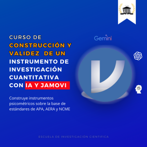 Construcción y validez de un instrumento de investigación cuantitativa con IA y JAMOVI