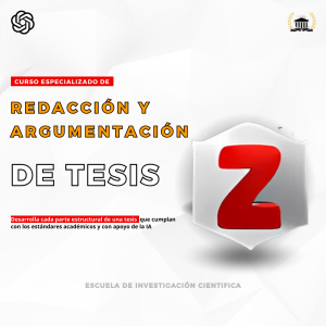 Programa especializado de: Redacción y argumentación de tesis
