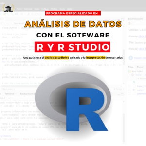 Programa especializado en análisis de datos con R y R studio.